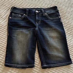 Silver Jeans Suki Dark Blue Shorts